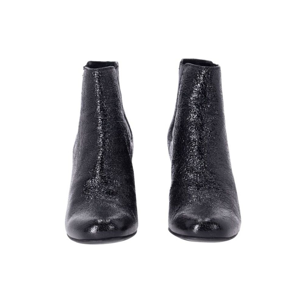Saint Laurent High Heel Chelsea Boots in Black Leather - Picture 4 of 7